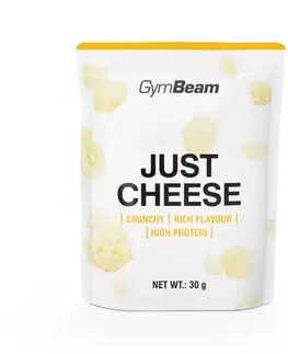 Proteínové čipsy a krekry GymBeam Syrový snack Just Cheese 30 g modrý syr
