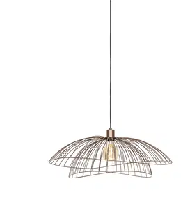 Zavesne lampy Dizajnové závesné svietidlo bronz 45 cm - Pua