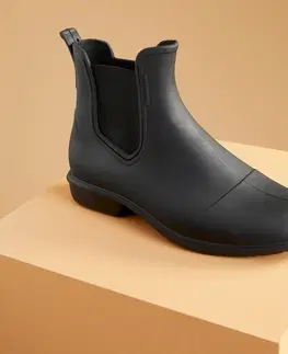obuv Jazdecká obuv 100 - perká čierne