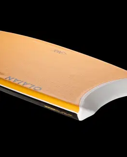 vodné športy Bodyboard Lionel Médina 900 oranžovo-čierny limitovaná edícia