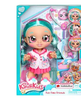 Hračky bábiky TM TOYS - Kindi Kids bábika doktorka Cindy Pops