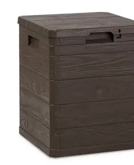 Záhradný nábytok Úložný box na podušky Woody hnedá, 90 l