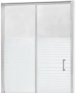 Sprchovacie kúty MEXEN - Apia posuvné sprchové dvere 90 cm dekor, chróm 845-090-000-01-20