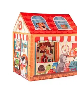 Hračky na záhradu Woody Detský stan domček Pet Shop, 95 x 72 x 102 cm