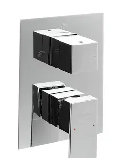 Kúpeľňové batérie SAPHO - LATUS podomietková sprchová batéria, 3 výstupy, chróm 1102-44