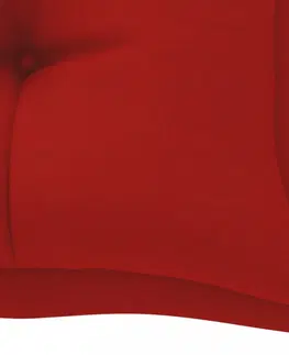 Záhradné sedáky Vodeodolná poduška na záhradnú lavicu 180 cm Dekorhome Červená