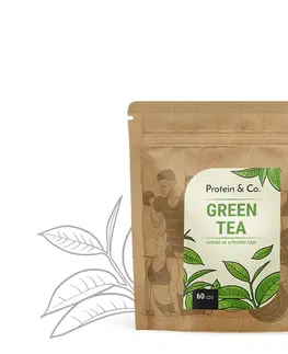 Vitamíny, minerály a doplnky stravy Protein & Co. Green tea extrakt - kapsule Množstvo: 120 cps
