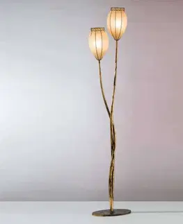 Stojacie lampy Siru Stojaca lampa Tulipano so sklom scavo