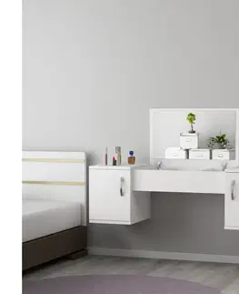 Nočné stolíky  Toaletný stolík MERCAN 39x100 cm biela 