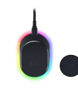 Myši Nabíjacia stanica a krúžok Razer Mouse Dock Pro pre bezkáblové nabíjanie hernej myši RZ81-01990100-B3M1