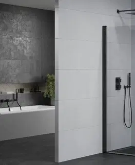Sprchovacie kúty MEXEN/S - Pretória sprchovací kút 100x70, transparent, čierna 852-100-070-70-00