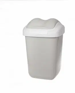 Odpadkové koše Kinekus Kôš na odpad preklápací 15 l, plastový, FALA, cappuccino