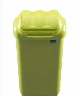 Odpadkové koše Kinekus Kôš na odpad preklápací plastový, 50 l, FALA, zelený