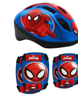 Chrániče na in-line Spiderman sada prilba + chrániče pre deti