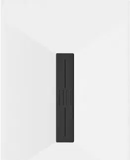 Vane MEXEN/S - Toro obdĺžniková sprchová vanička SMC 100 x 90, biela, mriežka čierna 43109010-B