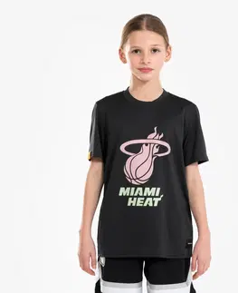 dresy Detské basketbalové tričko TS 900 NBA Miami Heat čierne