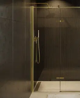 Sprchovacie kúty HOPA - Obdĺžnikový sprchovací kút PIXA GOLD - Rozmer A - 100 cm, Rozmer B - 90 cm, Smer zatvárania - Pravé (DX) BCPIXA1090OBDPG
