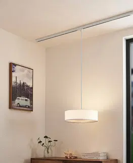 Svietidlá pre 3-fázové koľajnicové svetelné systémy Arcchio Arcchio Heleni závesná lampa koľajnica biela 40cm