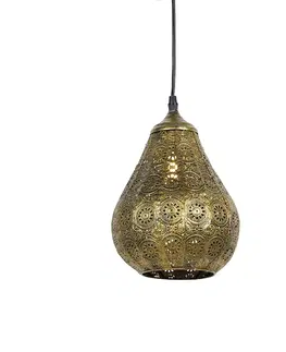 Zavesne lampy Orientálna závesná lampa zlatá - Billa Dia