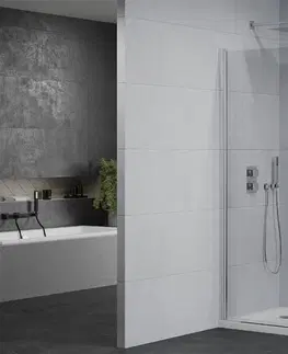 Vane MEXEN/S - Pretoria otváracia sprchovací kút 80x80, sklo transparent, chrom + vanička 852-080-080-01-00-4010