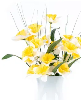 Kvety Umelá kvetina Narcis žltá, 40 cm