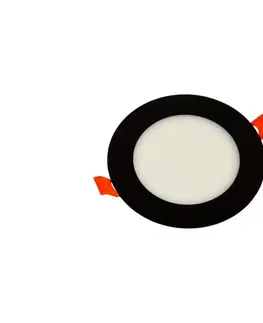 Svietidlá  LED Podhľadové svietidlo GERD LED/6W/230V 3000K čierna 