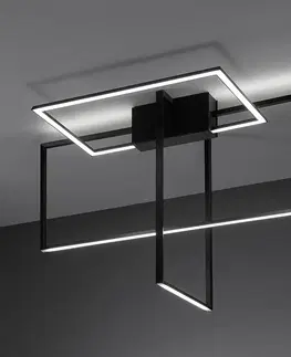 Stropné svietidlá URBAN by Sforzin Stropné LED svietidlo Area v čiernej