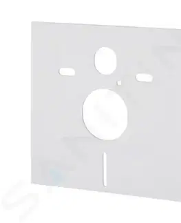 Kúpeľňa GEBERIT - Kombifix Set predstenovej inštalácie, klozetu Arkas a dosky softclose, tlačidlo Sigma30, matná čierna/čierna SANI15CA5102