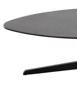 Konferenčné stolíky Dkton Keramický konferenčný stolík Ahab 84 cm čierny