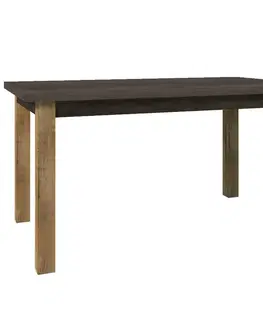 Jedálenské stoly Rozkladací stôl Montana 160/203x90cm stw dub lefkas smooth grey