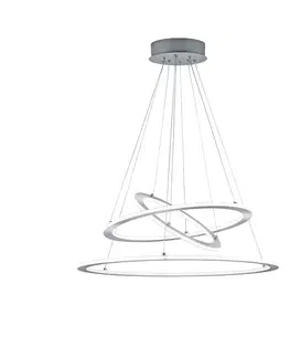 Zavesne lampy Dizajnové závesné svietidlo oceľové vrátane LED 3-stupňového stmievateľného - Tijn