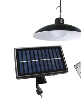 Svietidlá  LED Stmievateľné solárne závesné svietidlo LED/6W/3,7V 800 mAh IP44 + DO 