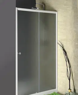 Sprchovacie kúty AQUALINE - AMADEO posuvné sprchové dvere 1000, sklo Brick BTS100