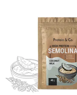 Zdravé potraviny Protein & Co. Proteínová krupicová kaša 40 g Zvoľ príchuť: Coconut milk