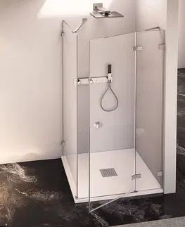 Sprchovacie kúty POLYSAN - FORTIS EDGE sprchové dvere bez profilu 1200, číre sklo, pravé FL1212R