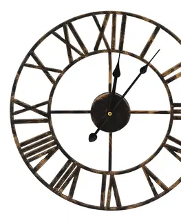 Hodiny Nástenné hodiny Vintage, kovové, FAL168A 40cm