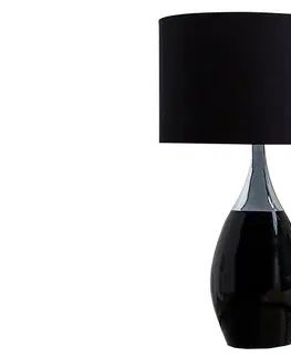 Stolné lampy LuxD 18132 Stolná lampa Aaria 60 cm čierna