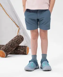 nohavice Detské odopínateľné turistické nohavice MH500 2-6 rokov