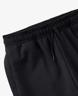 nohavice Chlapčenské nohavice S500 na cvičenie čierne