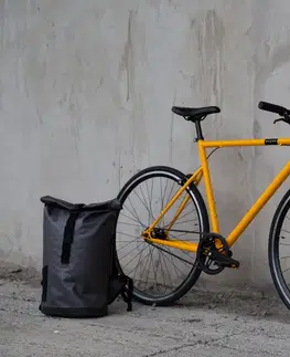 cyklistick Mestský bicykel Single Speed 500 žltý