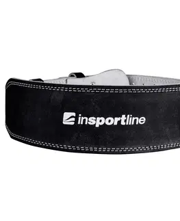 Fitness rukavice Kožený vzpieračský pás inSPORTline NF-9054 čierna