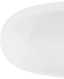 Vane MEXEN - Torino voľne stojaca vaňa liaty mramor 175 x 78 cm, biela lesk 57271757810