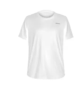 bedminton Detské tenisové tričko TTS100 Club biele