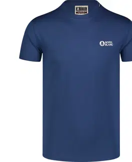 Pánská trička Modré pánske tričko z organickej bavlny NATURE NBSMT7829_SRM S