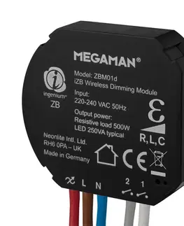 Príslušenstvo k Smart osvetleniu Megaman Megaman ingenium ZB stmievací modul 250W R, L, C
