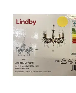 Svietidlá Lindby Lindby - Luster na reťazi KORA 5xE14/40W/230V 