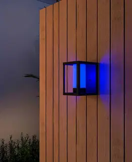 SmartHome vonkajšie svietidlá nástenné Calex Calex Smart Outdoor Lantern svetlo, CCT, RGB