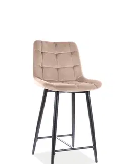 Barové stoličky KIK barová stolička, Bluvel 28 - krémová