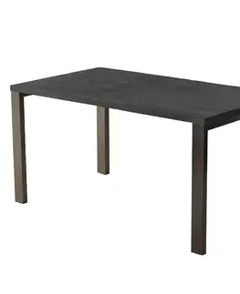 Jedálenské stoly Rozkladací stôl Garant 130/265x80cm Betón Tmavý