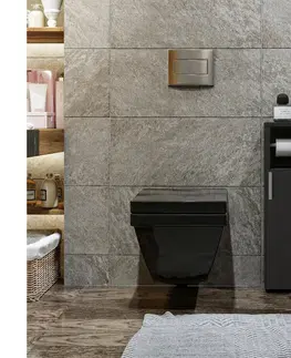 Kúpeľňové skrinky  Skrinka s držiakom toaletného papiera STAR 65x15 cm antracit 